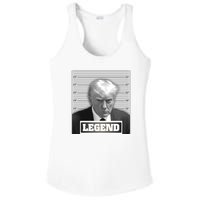 Trump 2024 Mugshot President Legend Ladies PosiCharge Competitor Racerback Tank