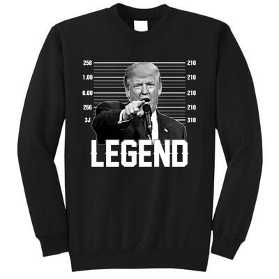 Trump 2024 Mugshot President Legend Vote Election Sweatshirt