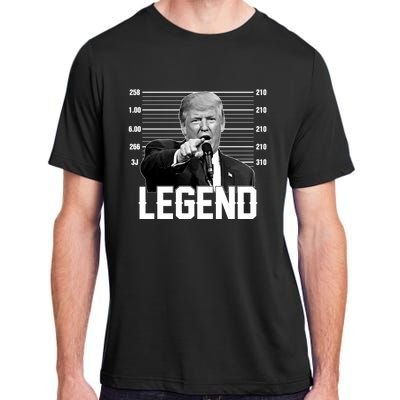 Trump 2024 Mugshot President Legend Vote Election Adult ChromaSoft Performance T-Shirt