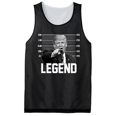 Trump 2024 Mugshot President Legend Vote Election Mesh Reversible Basketball Jersey Tank