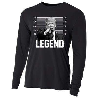 Trump 2024 Mugshot President Legend Vote Election Cooling Performance Long Sleeve Crew