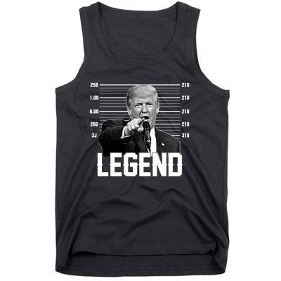 Trump 2024 Mugshot President Legend Vote Election Tank Top