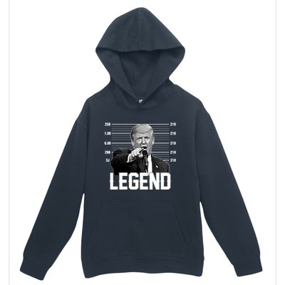 Trump 2024 Mugshot President Legend Vote Election Urban Pullover Hoodie