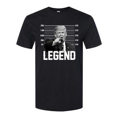 Trump 2024 Mugshot President Legend Vote Election Softstyle CVC T-Shirt