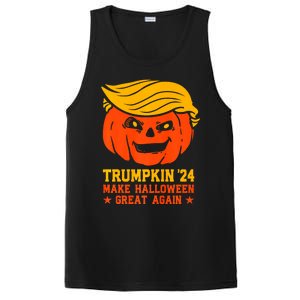 Trumpkin 24 Make Halloween Great Again Funny Trump 2024 Design PosiCharge Competitor Tank