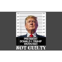 Trump 2024 Mugshot President Free Donald Trump Not Guilty Bumper Sticker