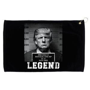 Trump 2024 Mugshot President Legend Grommeted Golf Towel