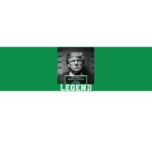 Trump 2024 Mugshot President Legend Bumper Sticker