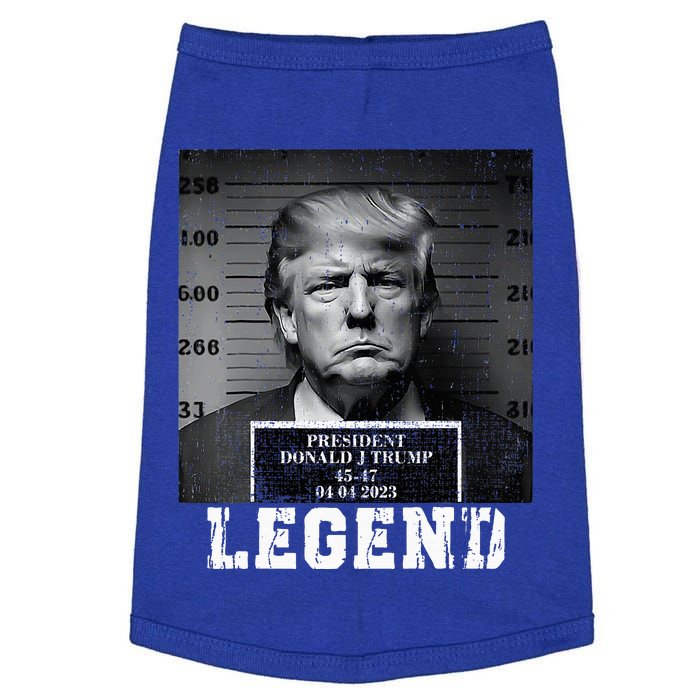 Trump 2024 Mugshot President Legend Doggie Tank