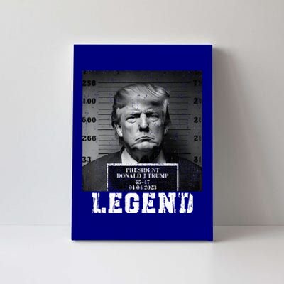 Trump 2024 Mugshot President Legend Canvas