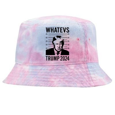 Trump Mugshot 2024 President Legend Trump never surrender Tie-Dyed Bucket Hat