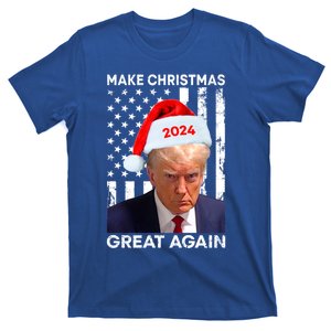 Trump 2024 Make Christmas Great Again American Flag Gift T-Shirt