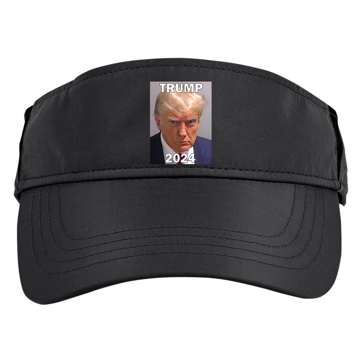 Trump 2024 Mugshot Adult Drive Performance Visor