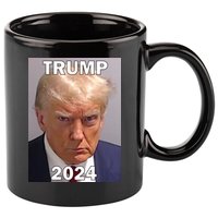Trump 2024 Mugshot 11oz C Handle Ceramic Mug
