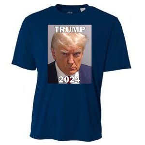 Trump 2024 Mugshot Cooling Performance Crew T-Shirt