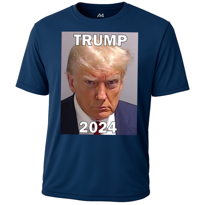 Trump 2024 Mugshot Cooling Performance Crew T-Shirt