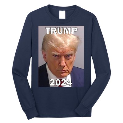 Trump 2024 Mugshot Long Sleeve Shirt