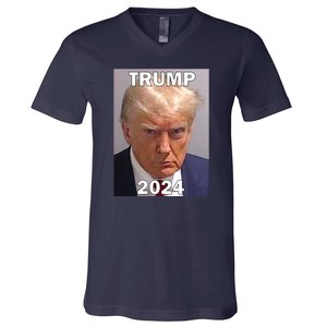 Trump 2024 Mugshot V-Neck T-Shirt