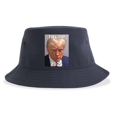 Trump 2024 Mugshot Sustainable Bucket Hat