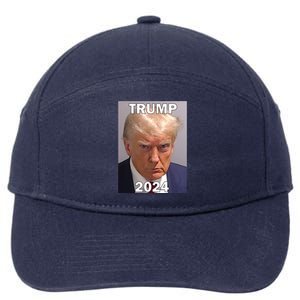 Trump 2024 Mugshot 7-Panel Snapback Hat