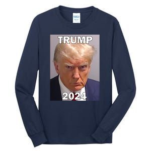 Trump 2024 Mugshot Tall Long Sleeve T-Shirt