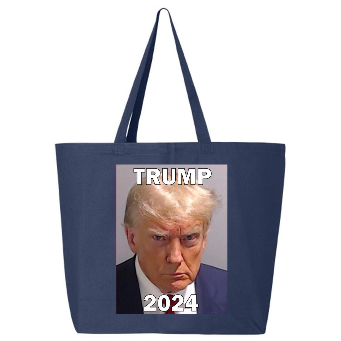 Trump 2024 Mugshot 25L Jumbo Tote