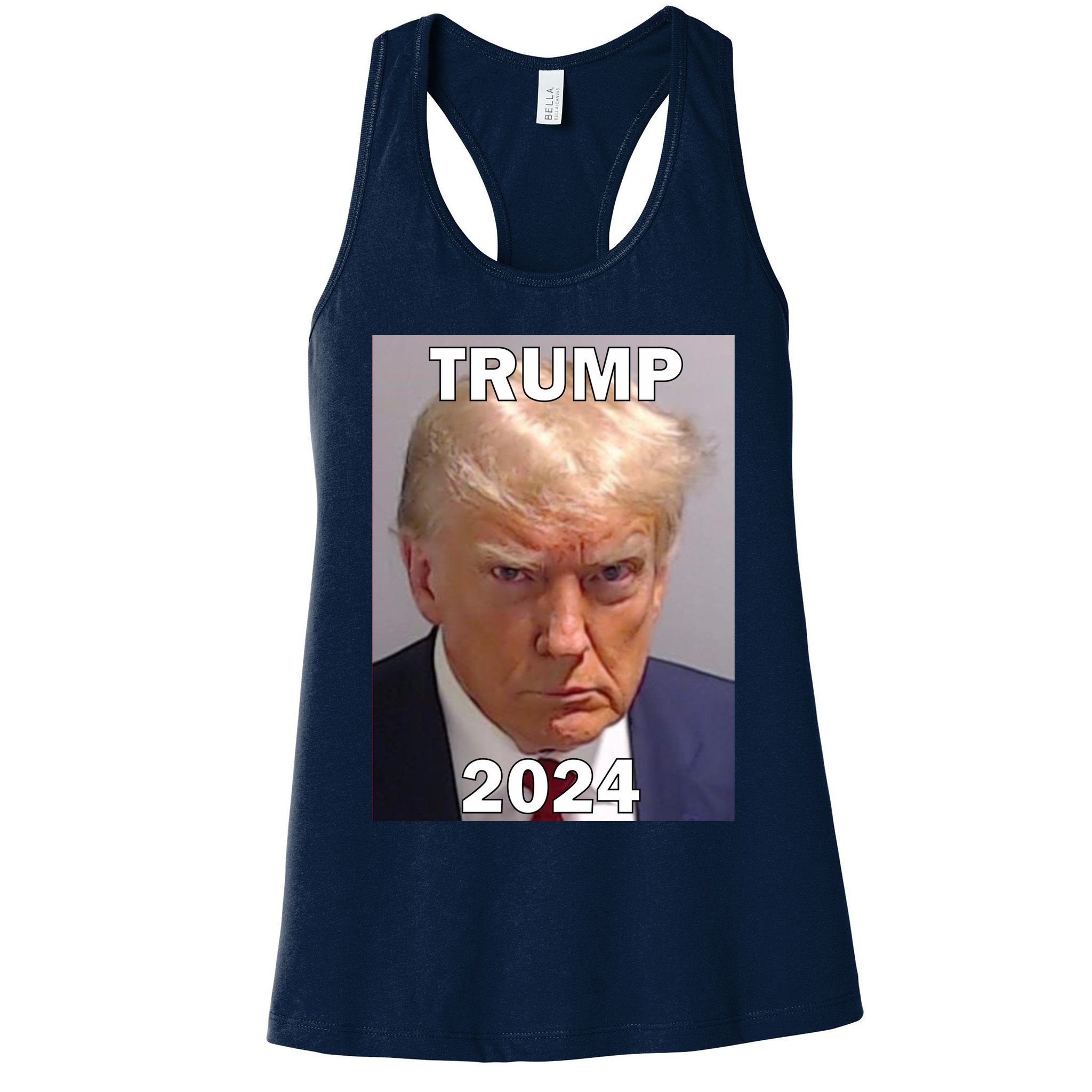Trump 2024 Mugshot Womens Tank Top