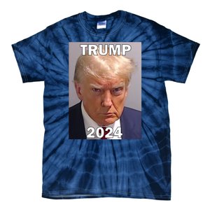 Trump 2024 Mugshot Tie-Dye T-Shirt