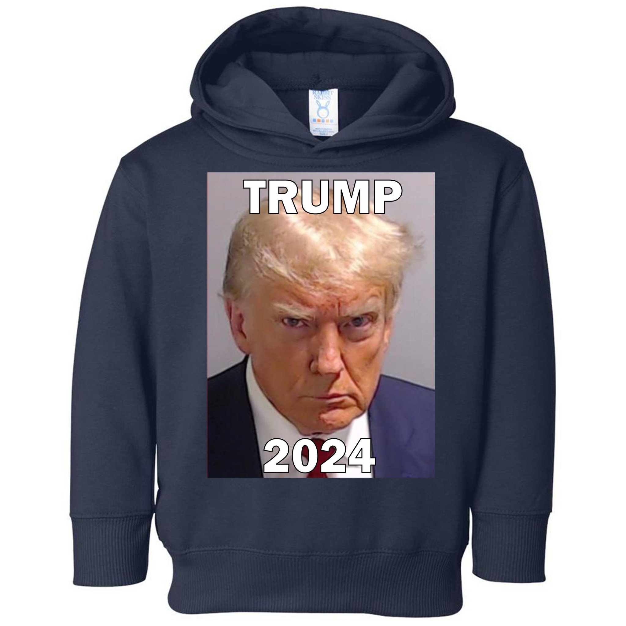 Trump 2024 Mugshot Toddler Hoodie