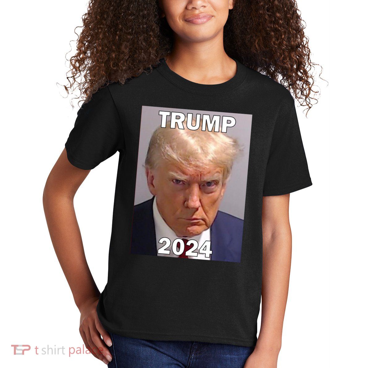 Trump 2024 Mugshot Kids T-Shirt