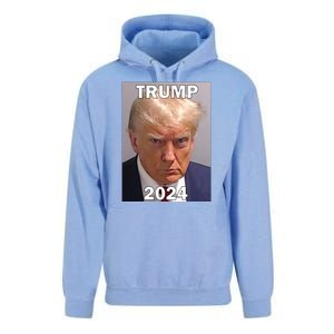 Trump 2024 Mugshot Unisex Surf Hoodie