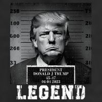 Trump 2024 Mugshot President Legend Cool Comfort Performance Bucket Hat