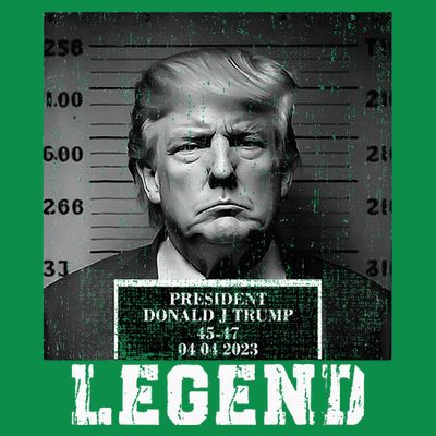Trump 2024 Mugshot President Legend T-Shirt