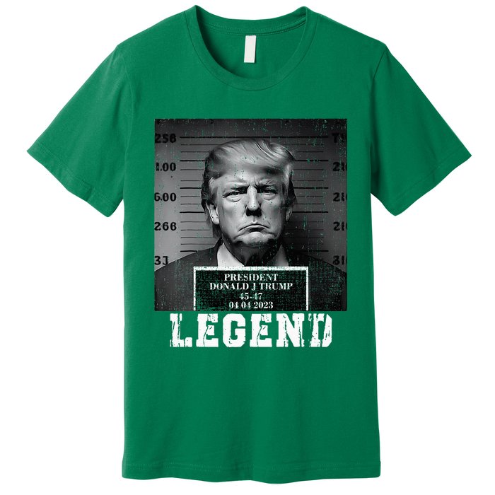 Trump 2024 Mugshot President Legend Premium T-Shirt