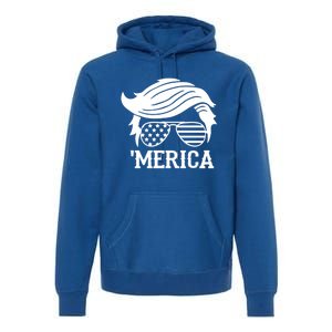 Trump 2020 Merica America First Cool Gift Premium Hoodie