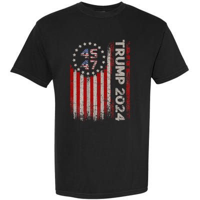 Trump 2024 Mugshot President Legend Garment-Dyed Heavyweight T-Shirt