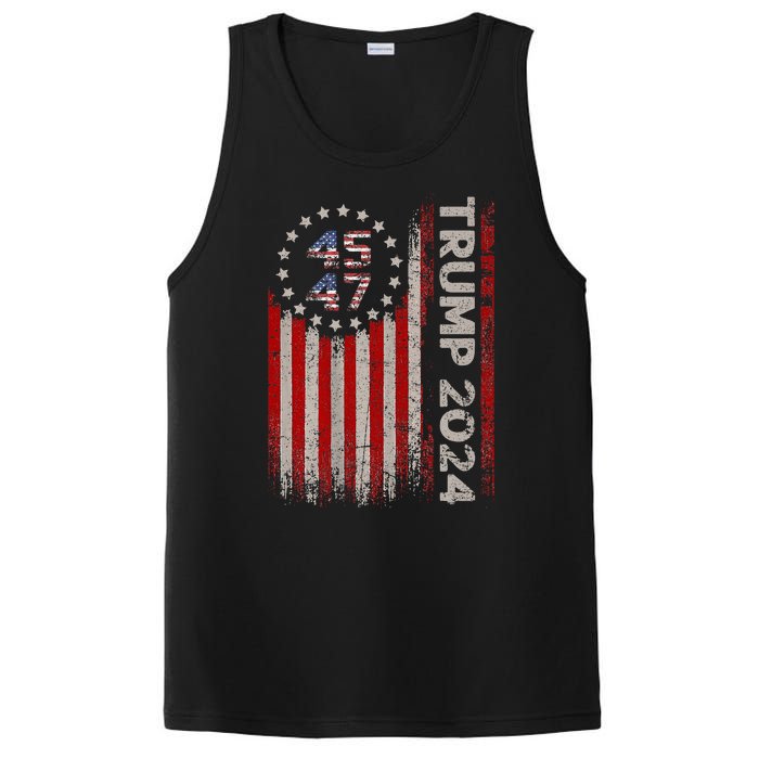 Trump 2024 Mugshot President Legend PosiCharge Competitor Tank