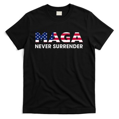 Trump 2024 Maga Never Surrender T-Shirt