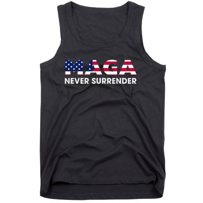 Trump 2024 Maga Never Surrender Tank Top