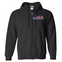 Trump 2024 Maga Never Surrender Full Zip Hoodie