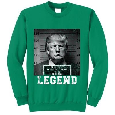 Trump 2024 Mugshot President Legend Sweatshirt