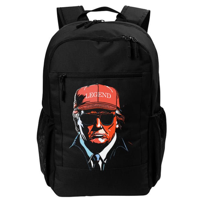 Trump 2024 Mugshot President Legend Daily Commute Backpack