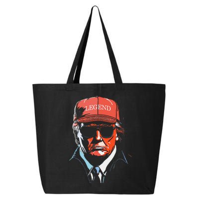 Trump 2024 Mugshot President Legend 25L Jumbo Tote