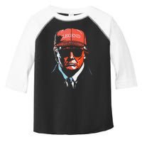 Trump 2024 Mugshot President Legend Toddler Fine Jersey T-Shirt