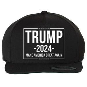 Trump 2024 Make America Great Again Wool Snapback Cap