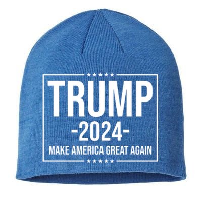 Trump 2024 Make America Great Again Sustainable Beanie