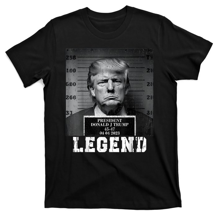 Trump 2024 Mugshot President Legend T-Shirt