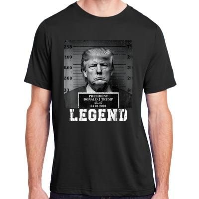 Trump 2024 Mugshot President Legend Adult ChromaSoft Performance T-Shirt