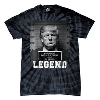 Trump 2024 Mugshot President Legend Tie-Dye T-Shirt