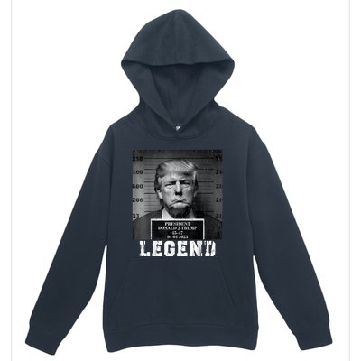 Trump 2024 Mugshot President Legend Urban Pullover Hoodie